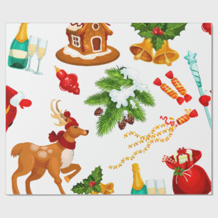 Toy Story   Merry Christmas Pattern Cute Wrapping Paper