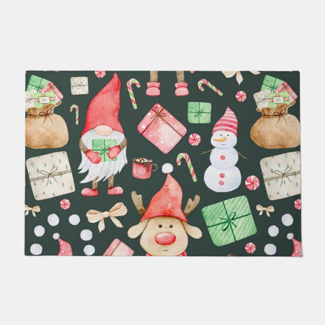 Toy Story Merry Christmas Pattern Modern      Doormat (Front)