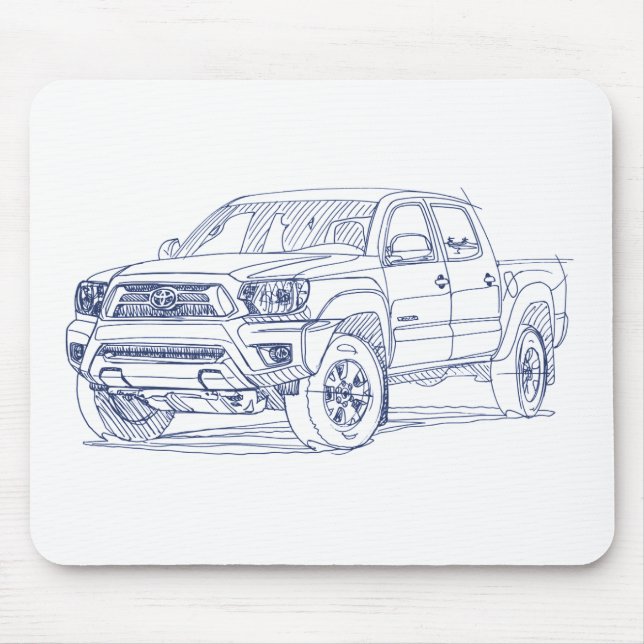 Toy Tacoma 2012 Mouse Mat (Front)