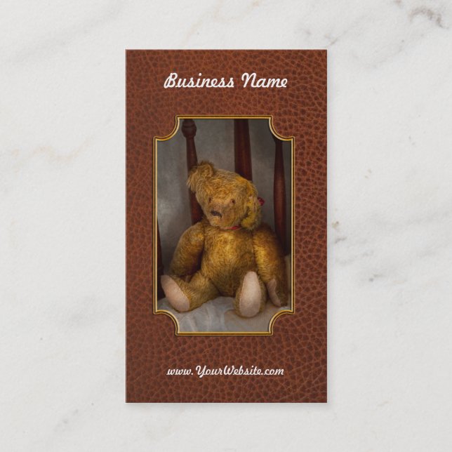 Toy - Teddy Bear - My Teddy Bear Business Card (Front)
