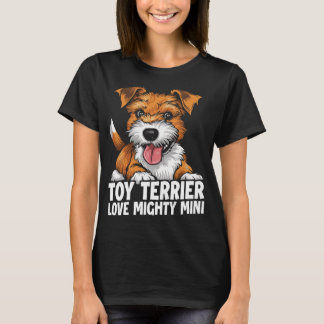 Toy Terrier Love Mighty Mini Dog T-Shirt
