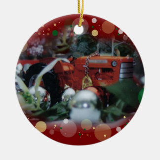 toy tractors for christmas 4 ceramic tree decoration