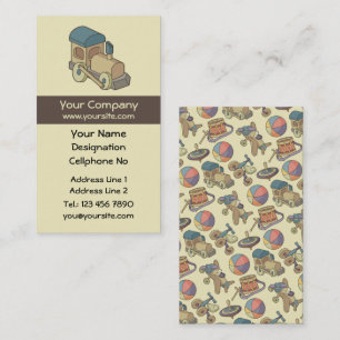 Toy Train Business Card