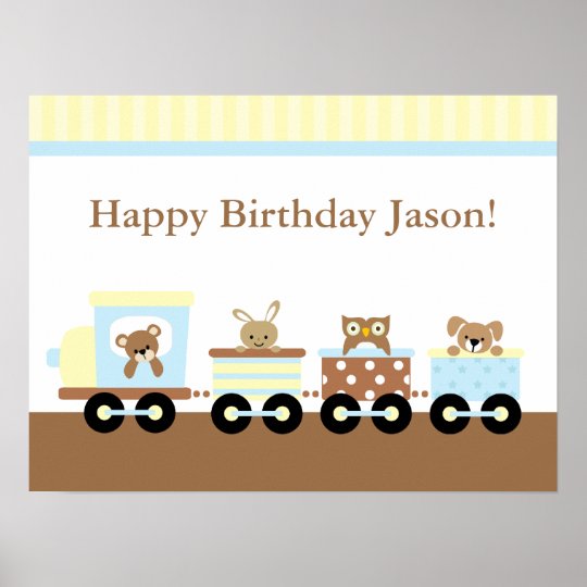 Toy Train Children's Wall Art