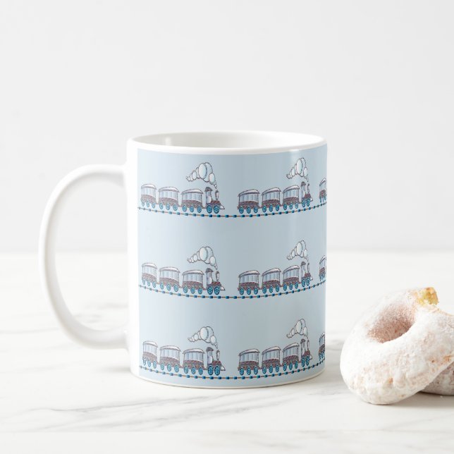 Toy Train Coffee Mug (With Donut)