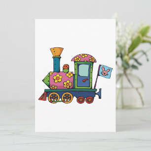 Toy Train Invitations