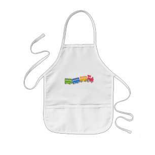 Toy Train Kids Apron