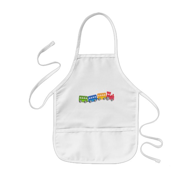 Toy Train Kids Apron (Front)