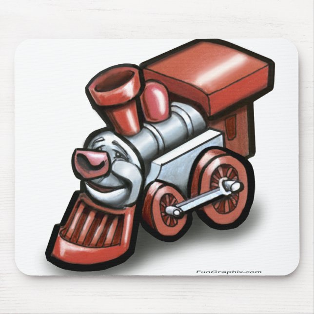 Toy Train Mouse Mat (Front)
