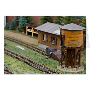 Toy Train Platform Water Tower