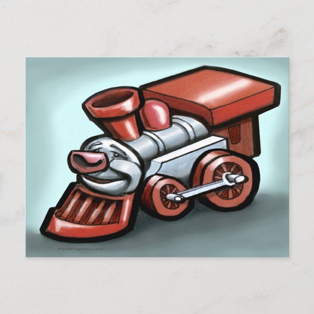 Toy Train Postcard (Front)