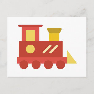 toy train postcard