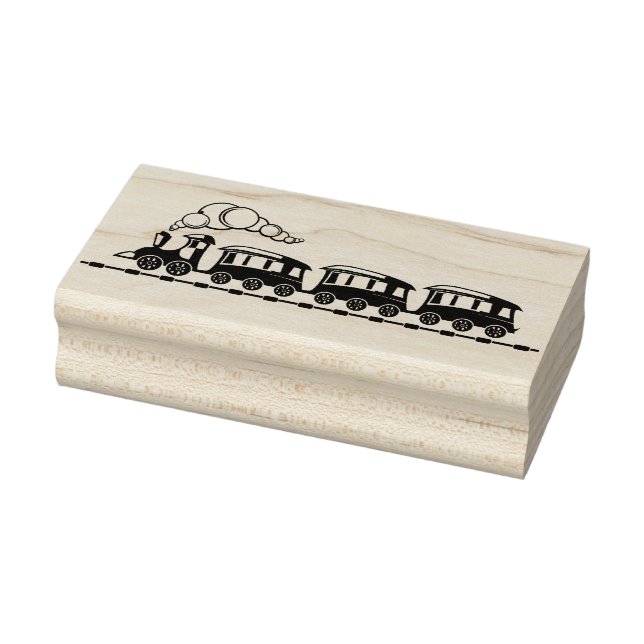 Toy Train Rubber Stamp (Stamp)