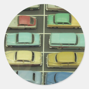 Toy Vintage Cars Stickers
