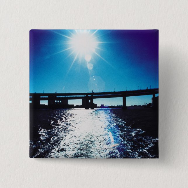 Toyko, Japan 15 Cm Square Badge (Front)