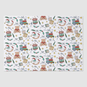 Toyland Classic Christmas Nostalgic Toys Tissue Paper