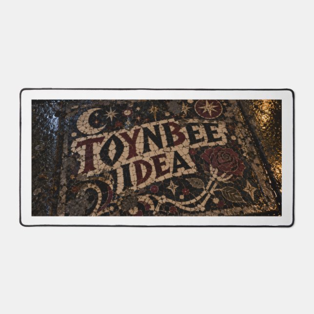 Toynbee Tile Desk Mat - Unique Artistic Workspace  (Front)