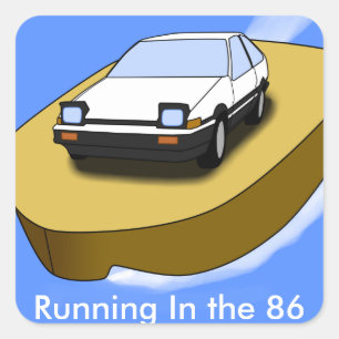 Toyota AE86 Trueno Sticker