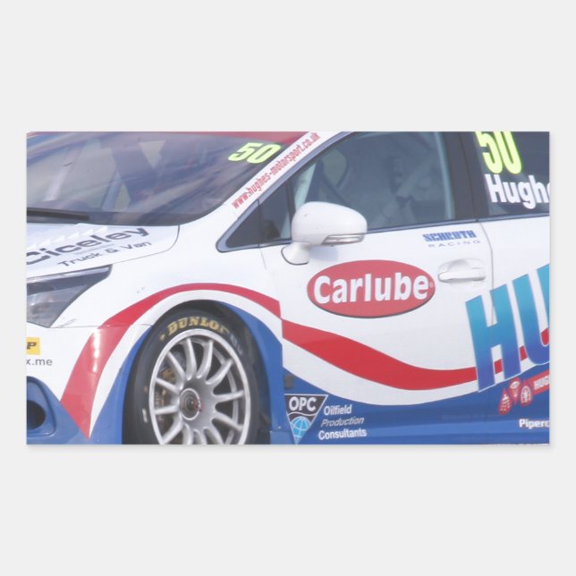 Toyota Avensis Rectangular Sticker (Front)
