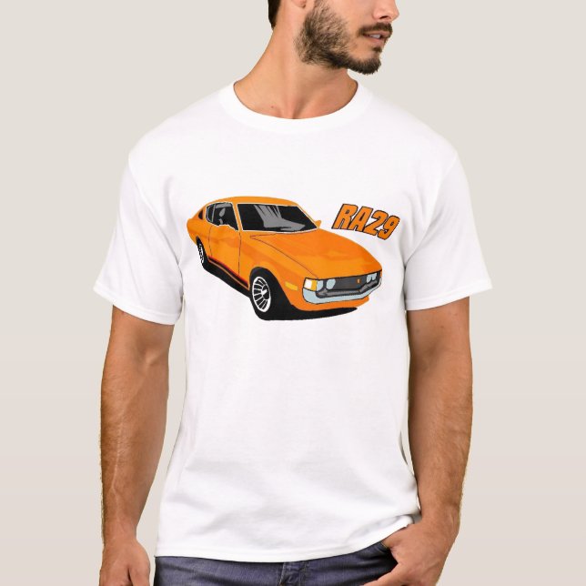 Toyota Celica RA29 Orange T-Shirt (Front)
