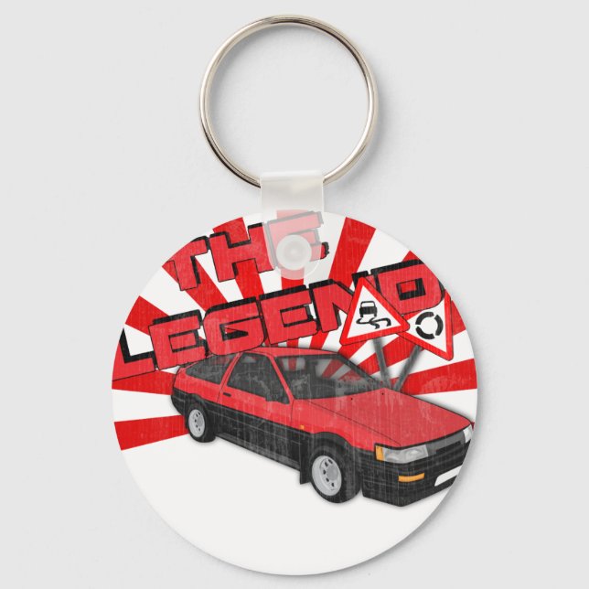 Toyota Corolla AE86 Key Ring (Front)