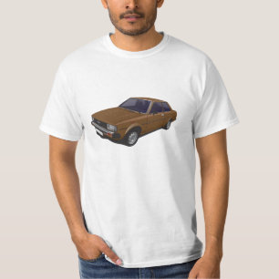 Toyota Corolla DX KE70 2-door brown t-shirt