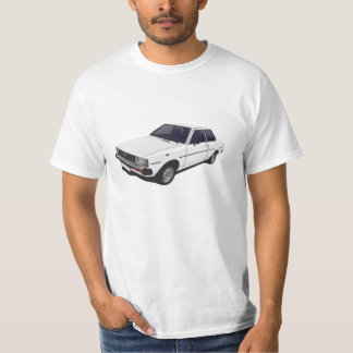 Toyota Corolla DX KE70 2-door white t-shirt