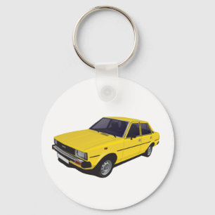 Toyota Corolla DX KE70 4-door yellow Key Ring
