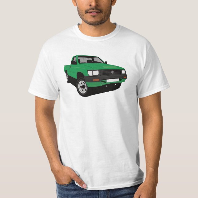 Toyota Hilux pickup - green - T-Shirt (Front)