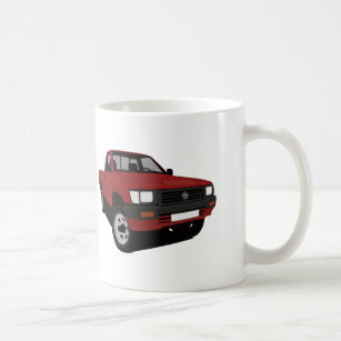 Toyota Hilux Pickup red - 2 x image Coffee Mug