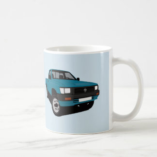 Toyota Hilux Pickup turquoise - 2 x image Coffee Mug