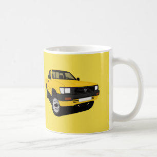 Toyota Hilux Pickup yellow - 2 x image Coffee Mug