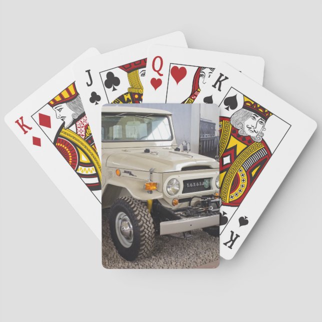 Toyota Land Cruiser BJ40 Playing Cards (Back)