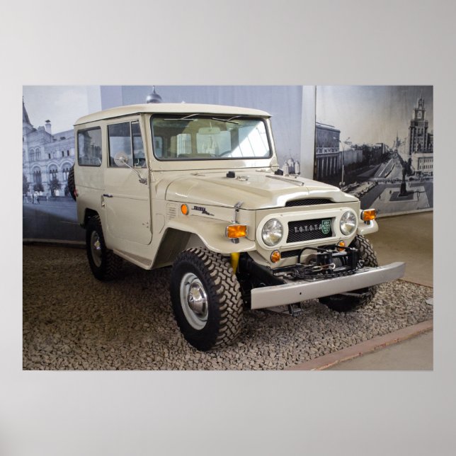 Toyota Land Cruiser BJ40 Poster (Front)