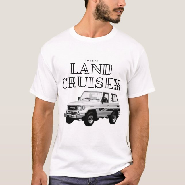 Toyota Land Cruiser J70 Off-Road Car T-Shirt (Front)