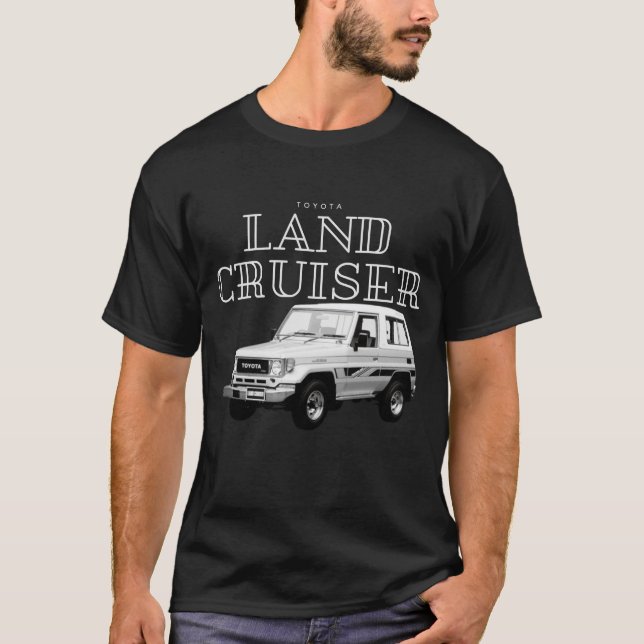 Toyota Land Cruiser J70 Off-Road Car T-Shirt (Front)