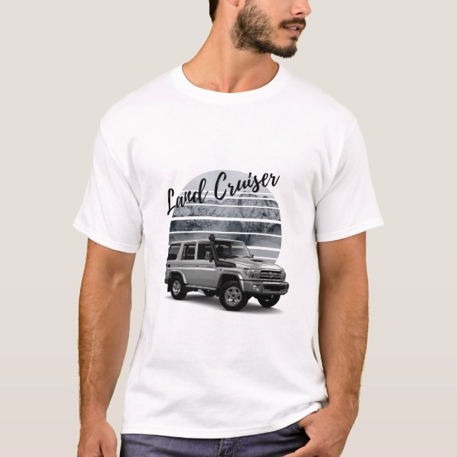 Toyota Land Cruiser VDJ76 Off-Road Car T-Shirt (Front)