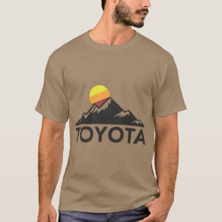 Toyota Mountain Logo Small Chestleft Size T-Shirt
