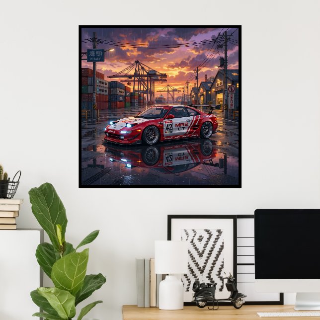 Toyota MR2 GT Poster (Home Office)