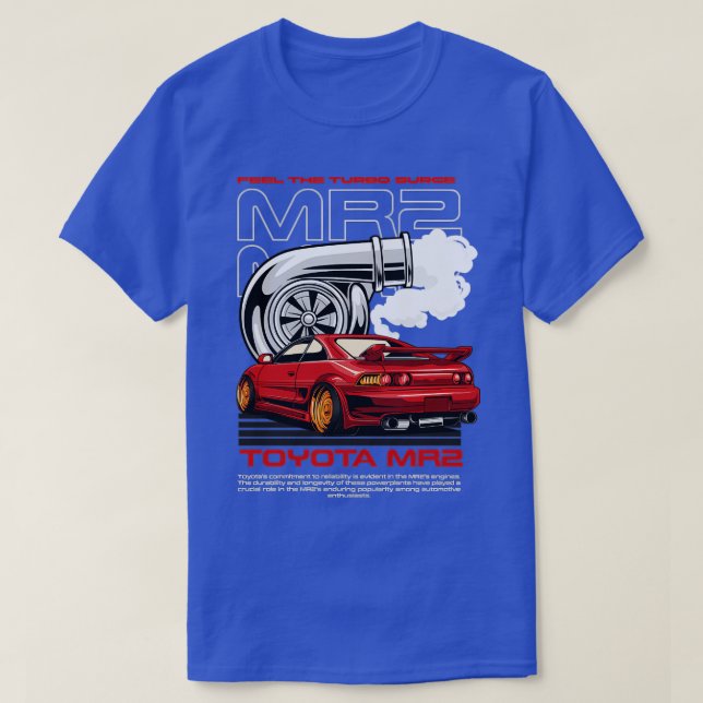 Toyota Mr2 Turbo T-Shirt (Design Front)