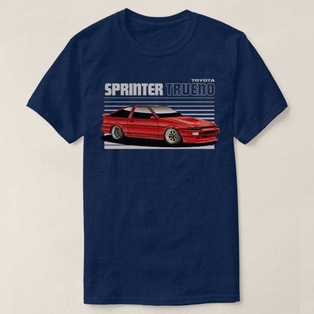 TOYOTA SPRINTER TRUENO T-Shirt (Design Front)
