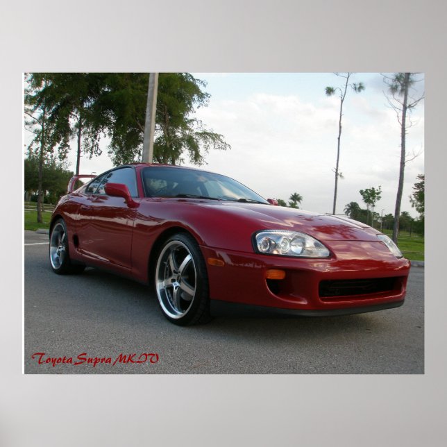 Toyota Supra MKIV Poster (Front)