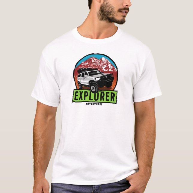 Toyota truck exploring T-Shirt (Front)