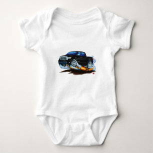Toyota Tundra Crewmax Black Truck Baby Bodysuit