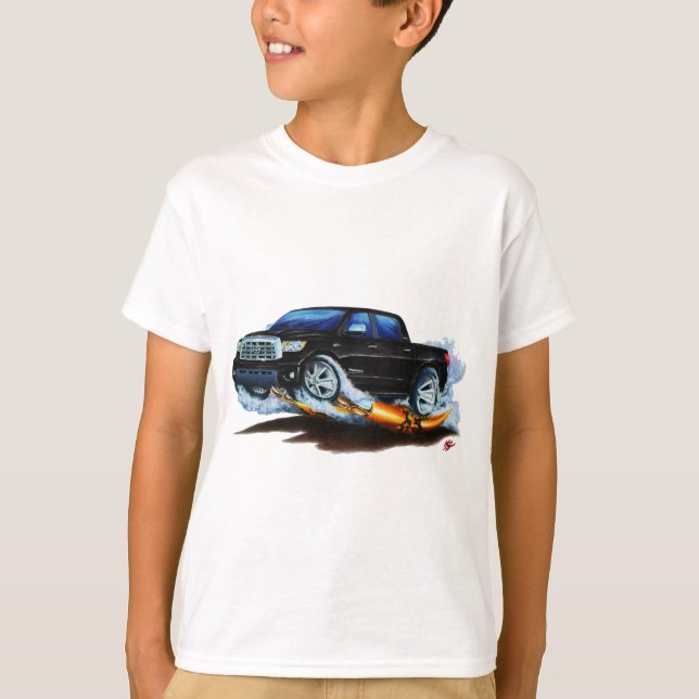 Toyota Tundra Crewmax Black Truck T-Shirt (Front)