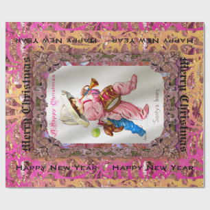 Toys from Santa Victorian IV Wrapping Paper