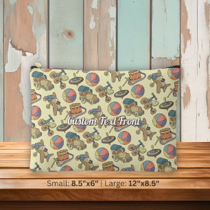 Toys Icons Background Accessory Pouch