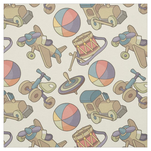 Toys Icons Background Fabric (Swatch)