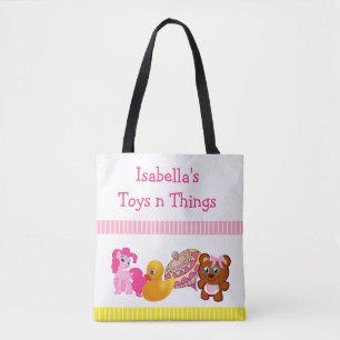 Toys 'n Things Tote Bag for Little Girl's Toys