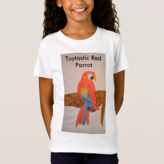 Toytastic Red Parrot Girls' T-Shirt